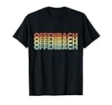 Offenbach Stadt Heimat Retro Vintage T-Shirt